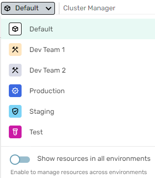 Screenshot showing the options described in the surrounding text.